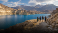 Private travelers on an Afghanistan highlands journey