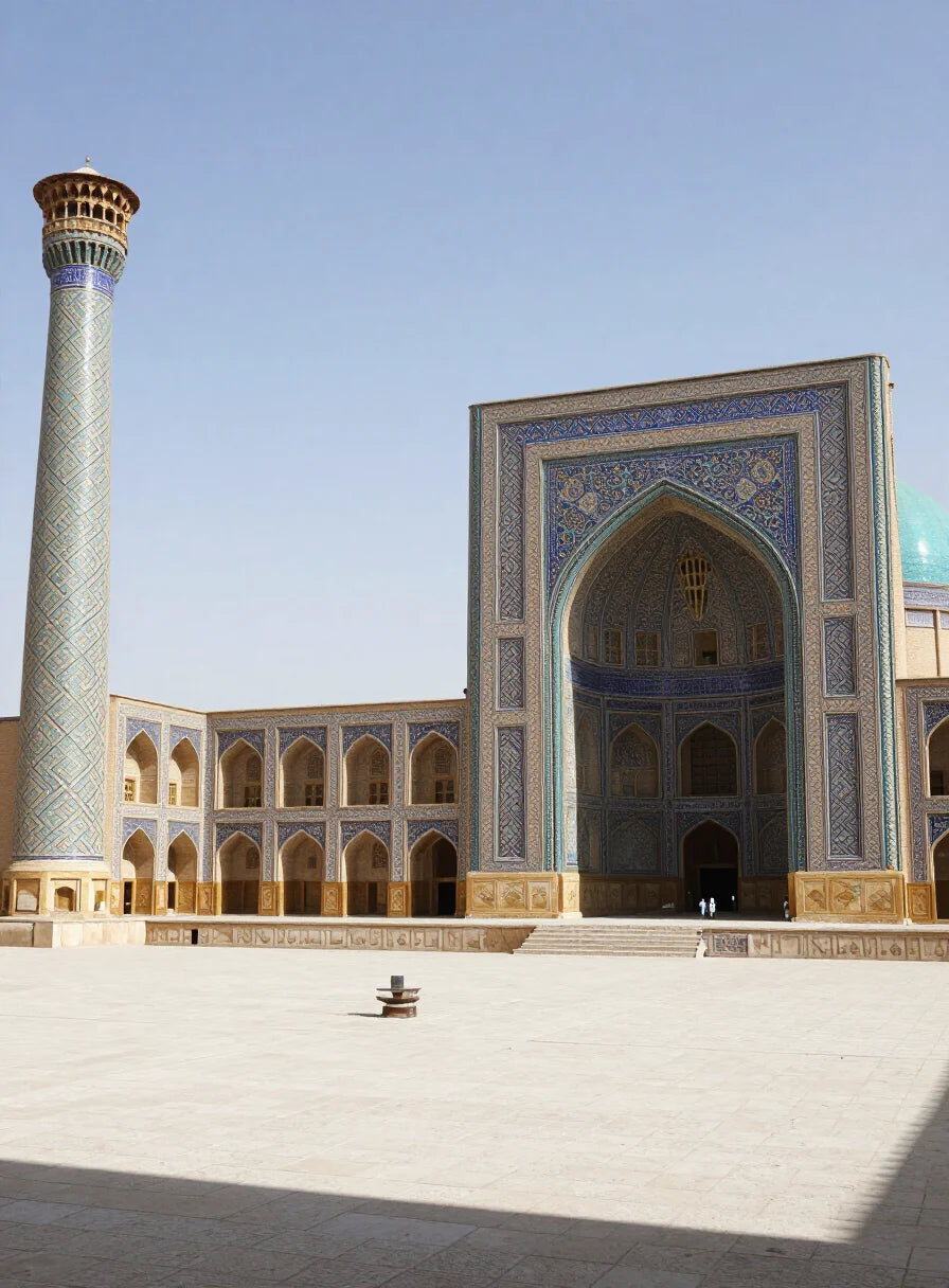 Herat Friday Mosque courtyard and tilework