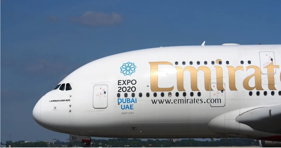 Emirates Airbus A380 aircraft